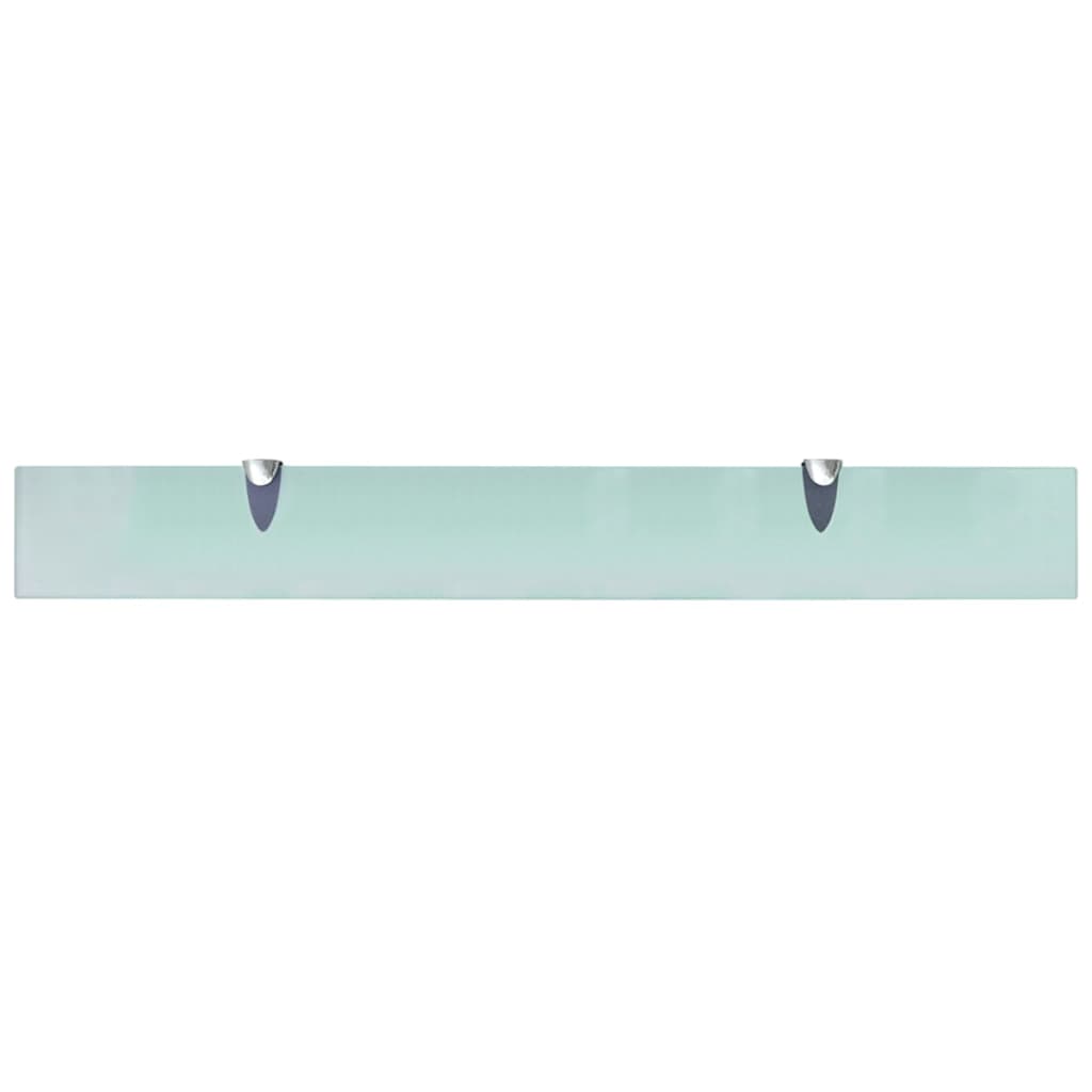 svævehylde 2 stk. 80 x 10 cm 8 mm glas