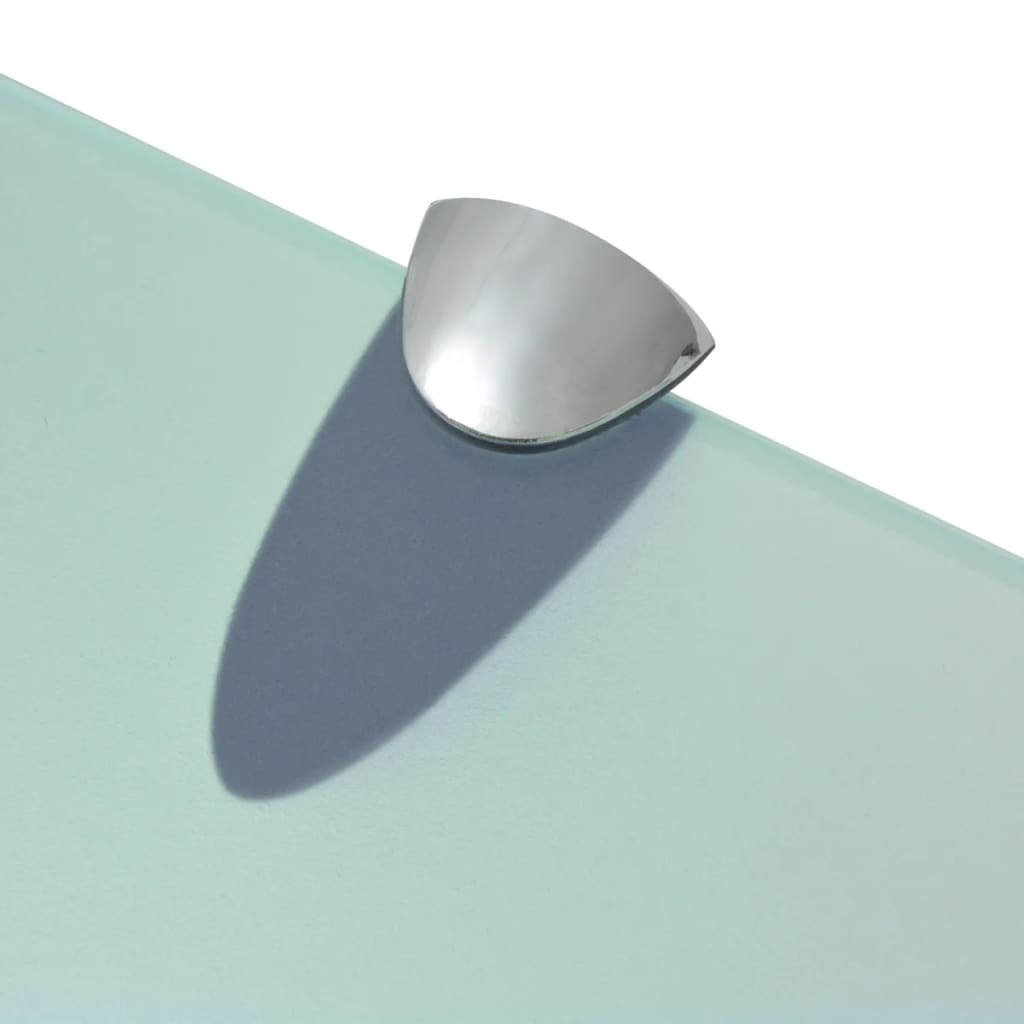 svævehylde 2 stk. 80 x 10 cm 8 mm glas