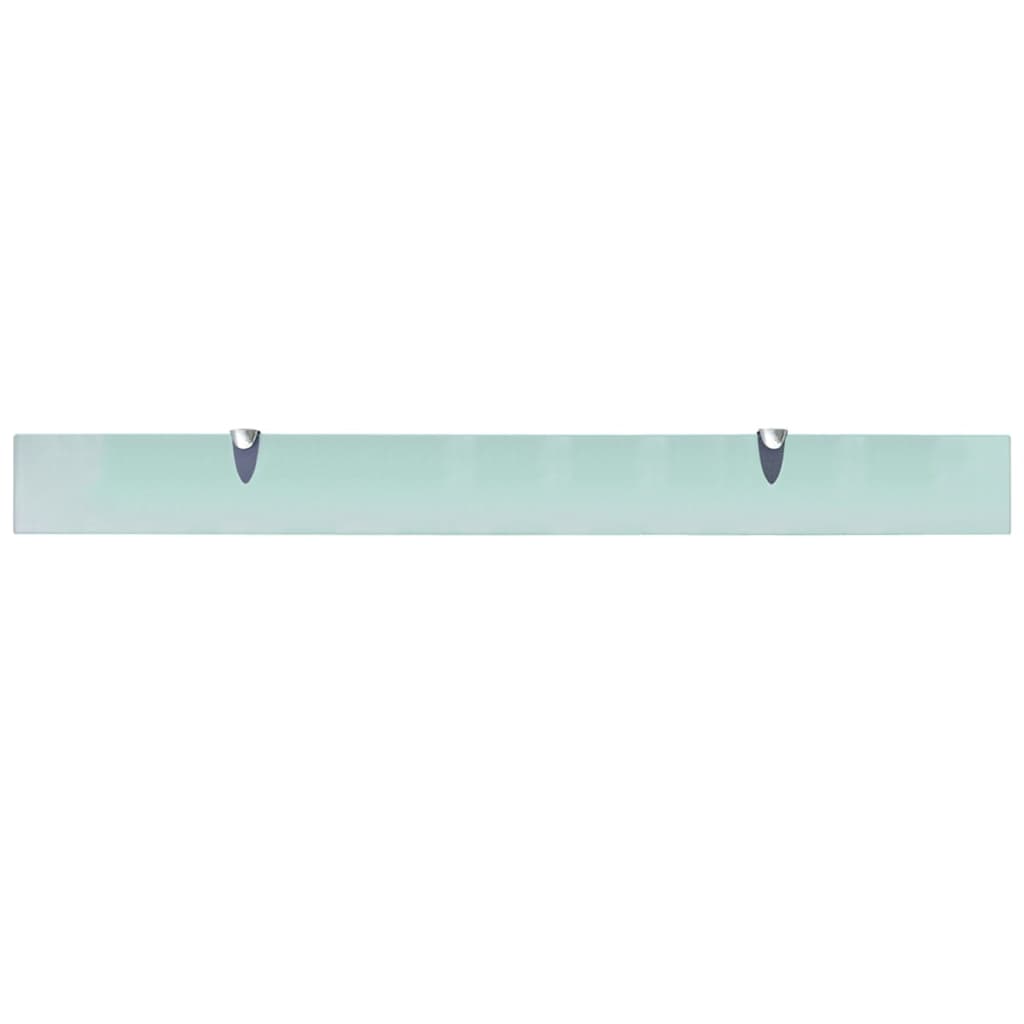 svævehylder 2 stk. 100 x 10 cm 8 mm glas