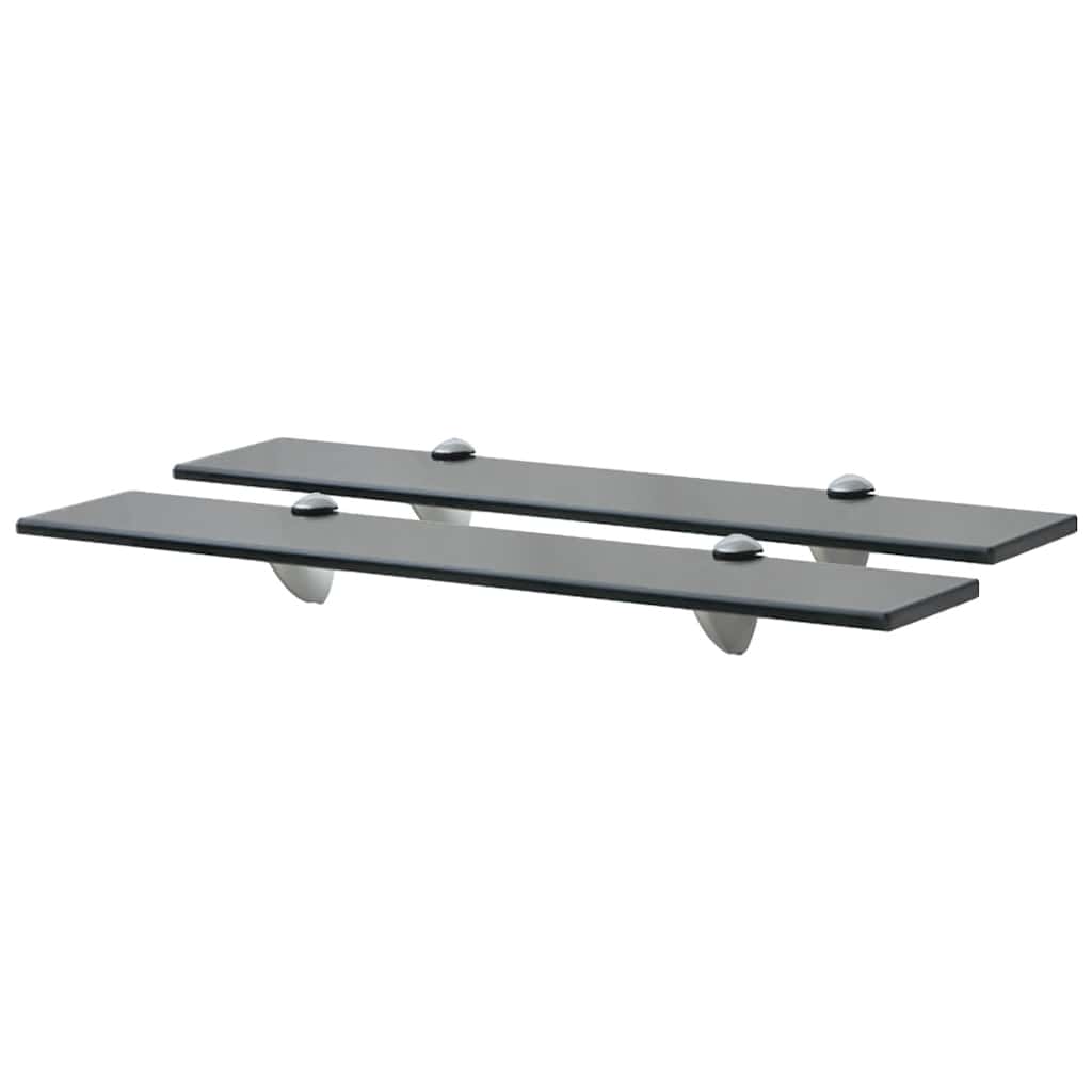 svævehylde 2 stk. 60 x 10 cm 8 mm glas