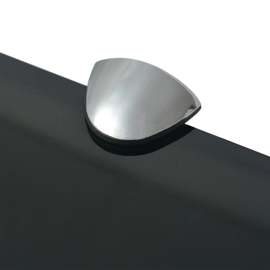 svævehylde 2 stk. 80 x 10 cm 8 mm glas