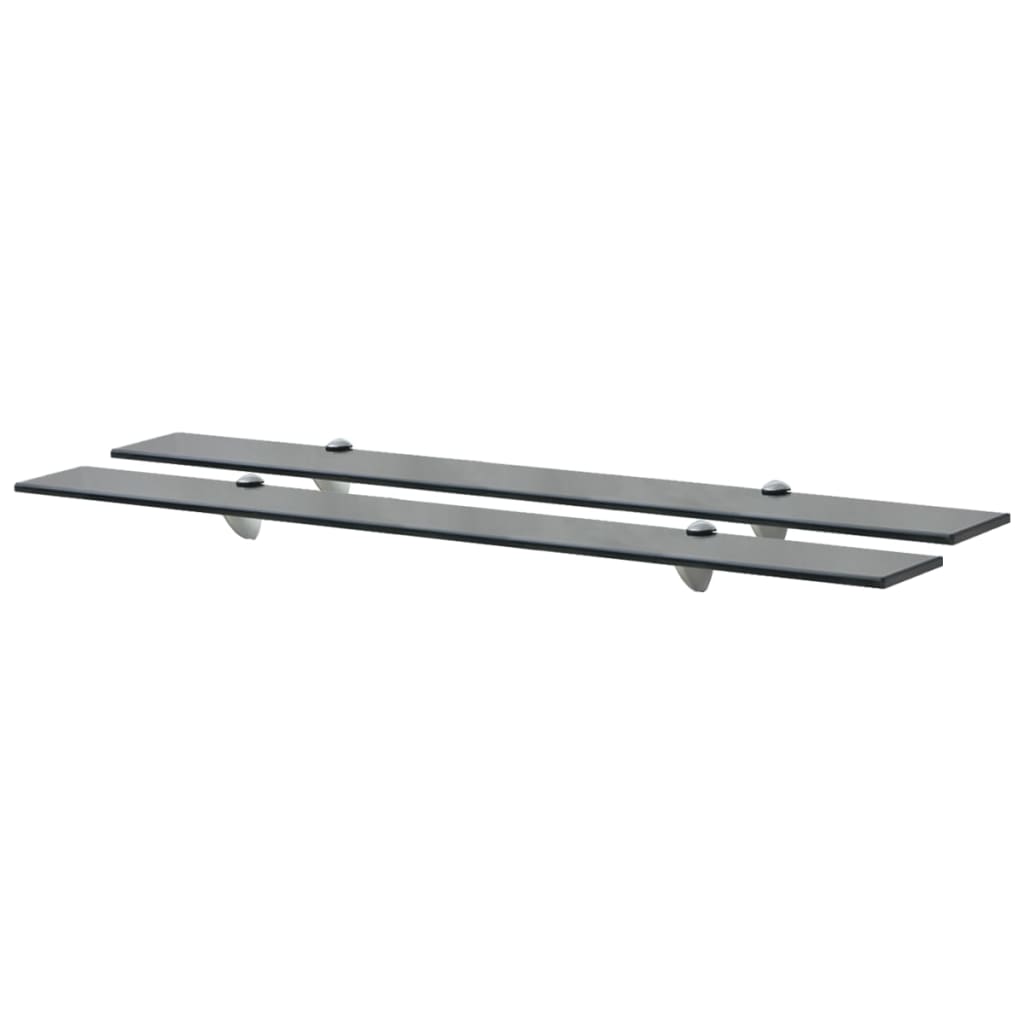 svævehylder 2 stk. 90 x 10 cm 8 mm glas