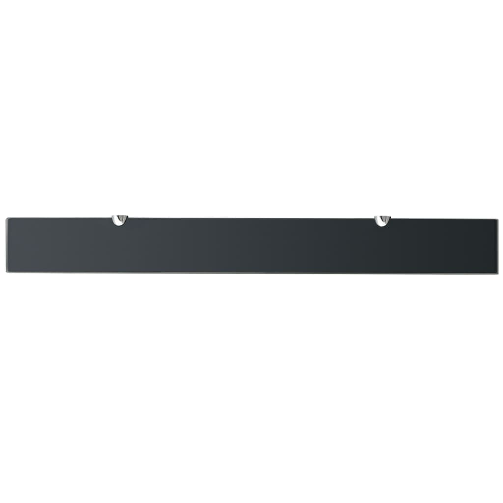 svævehylder 2 stk. 90 x 10 cm 8 mm glas