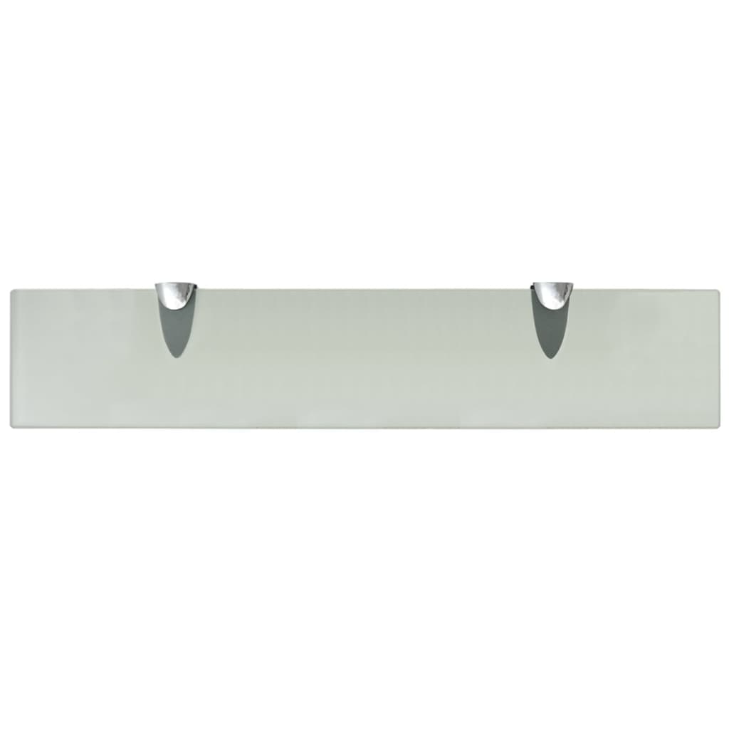 svævehylder 2 stk. 50 x 10 cm 8 mm glas