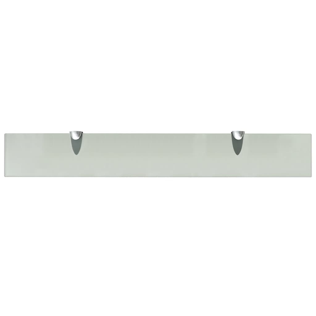 svævehylder 2 stk. 70 x 10 cm 8 mm glas