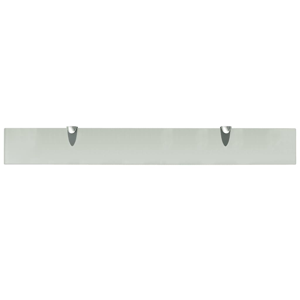 svævehylde 2 stk. 80 x 10 cm 8 mm glas