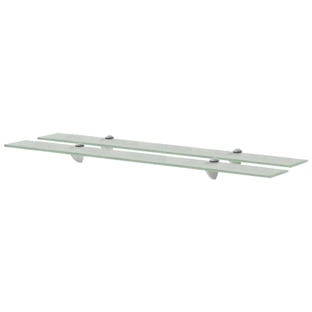 svævehylder 2 stk. 90 x 10 cm 8 mm glas