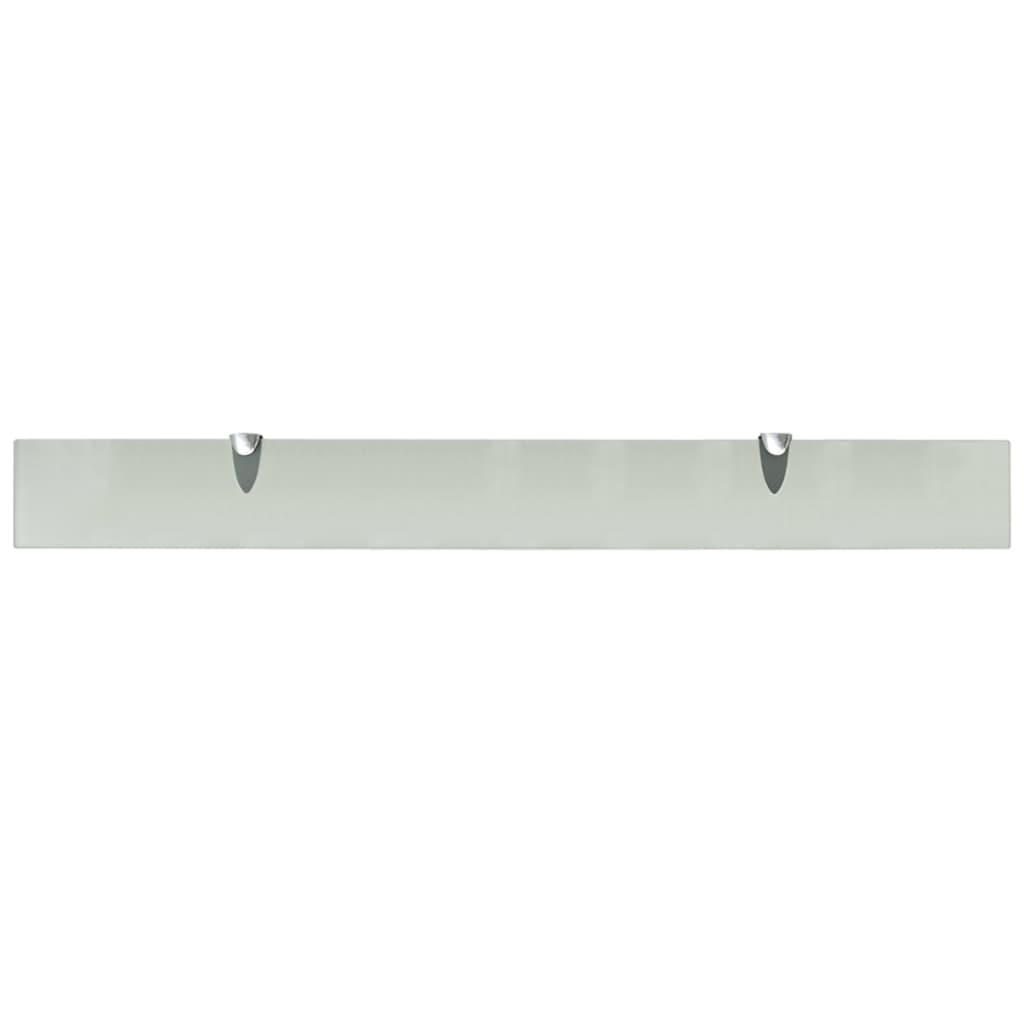 svævehylder 2 stk. 90 x 10 cm 8 mm glas
