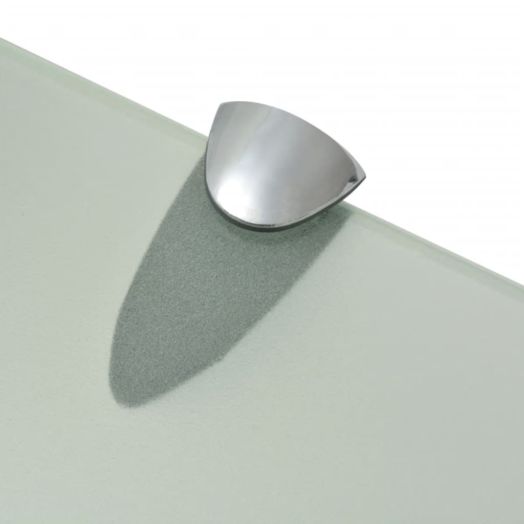 svævehylder 2 stk. 90 x 10 cm 8 mm glas