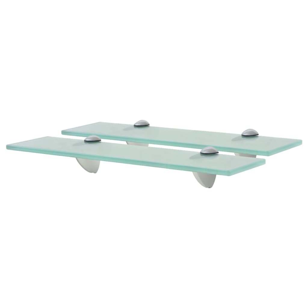 svævehylder 2 stk. 40 x 20 cm 8 mm glas