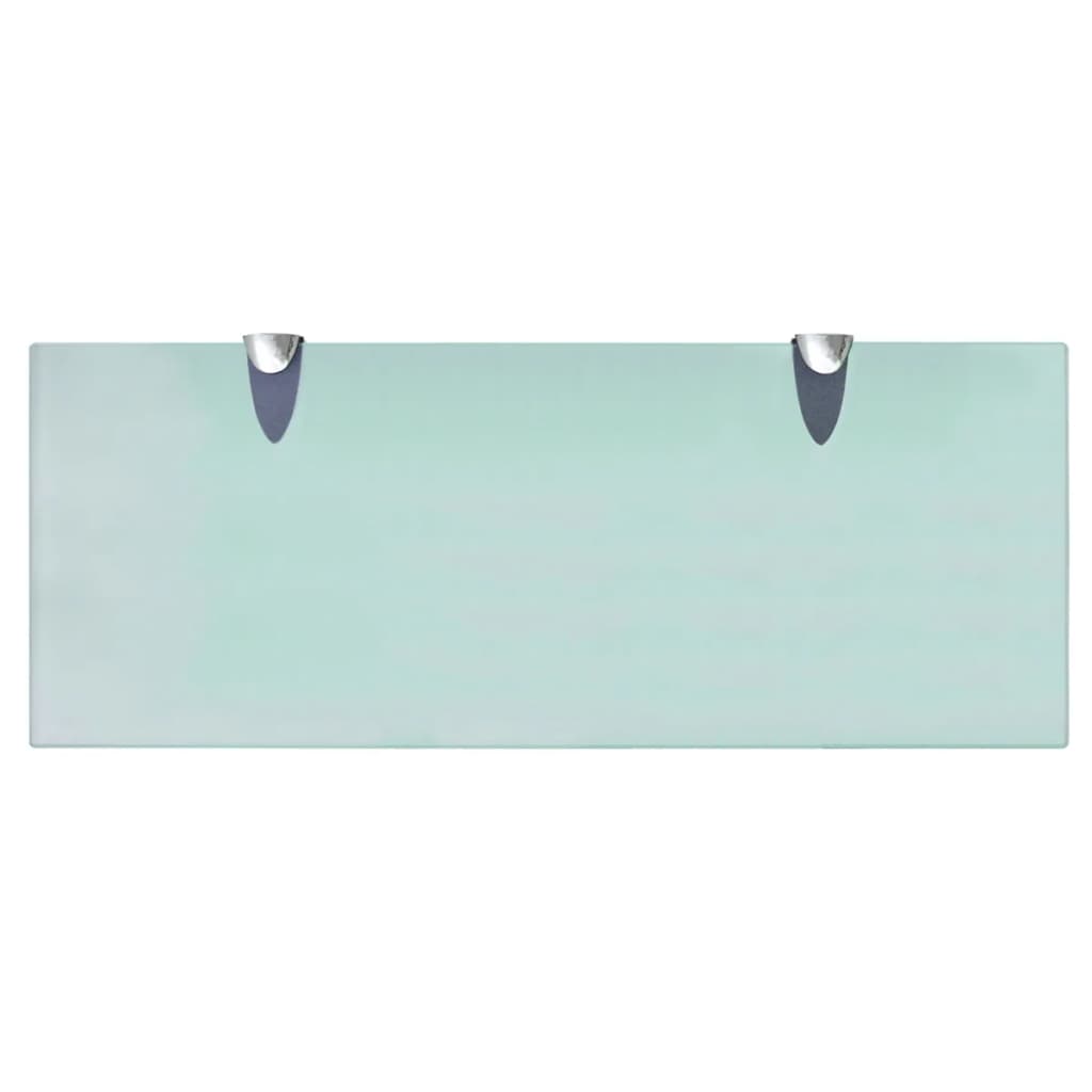 svævehylde 2 stk. 50 x 20 cm 8 mm glas