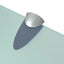 svævehylde 2 stk. 50 x 20 cm 8 mm glas
