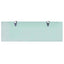 svævehylde 2 stk. 60 x 20 cm 8 mm glas