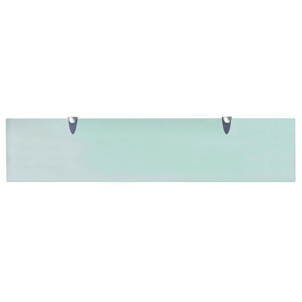 svævehylder 2 stk. 90 x 20 cm 8 mm glas