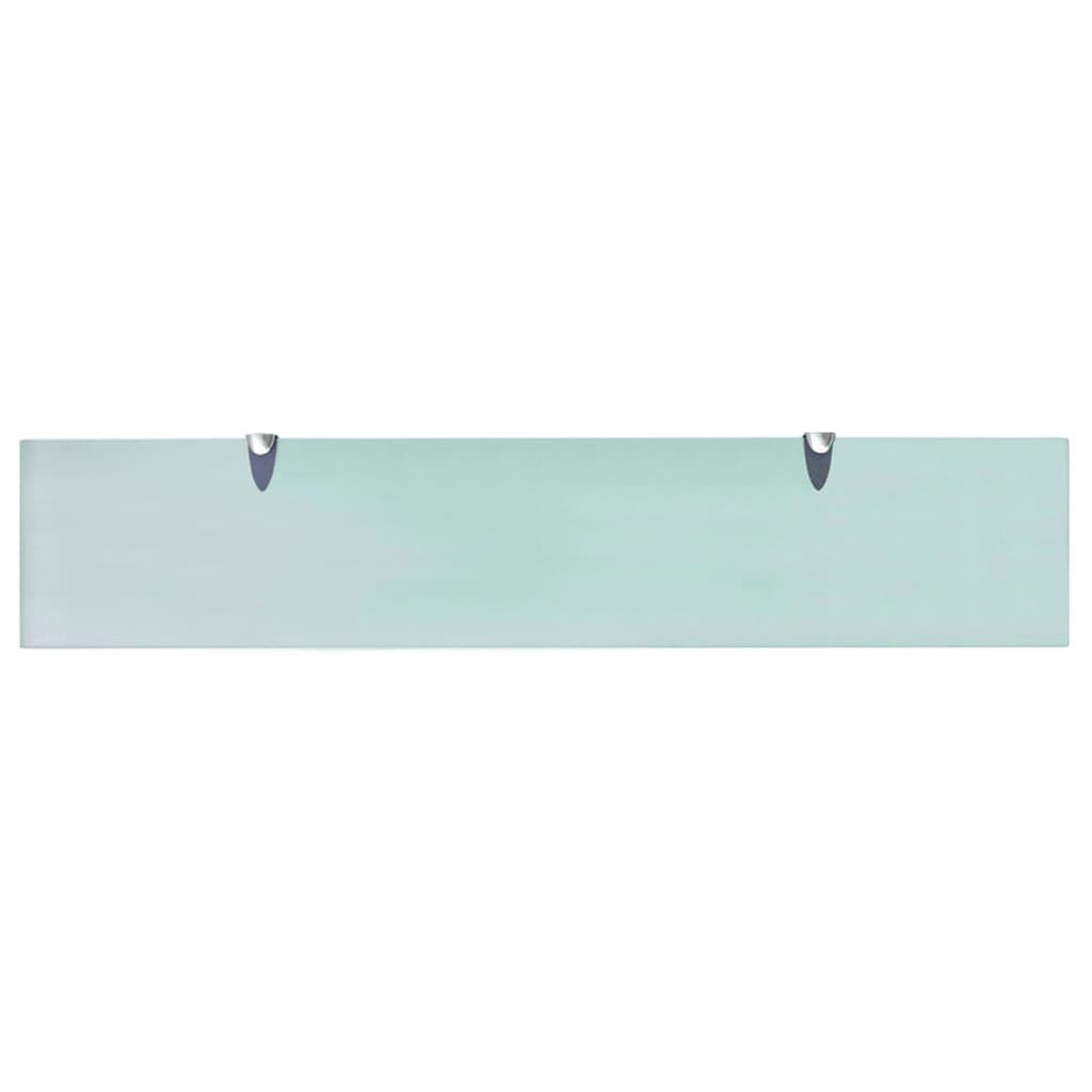 svævehylder 2 stk. 100 x 20 cm 8 mm glas
