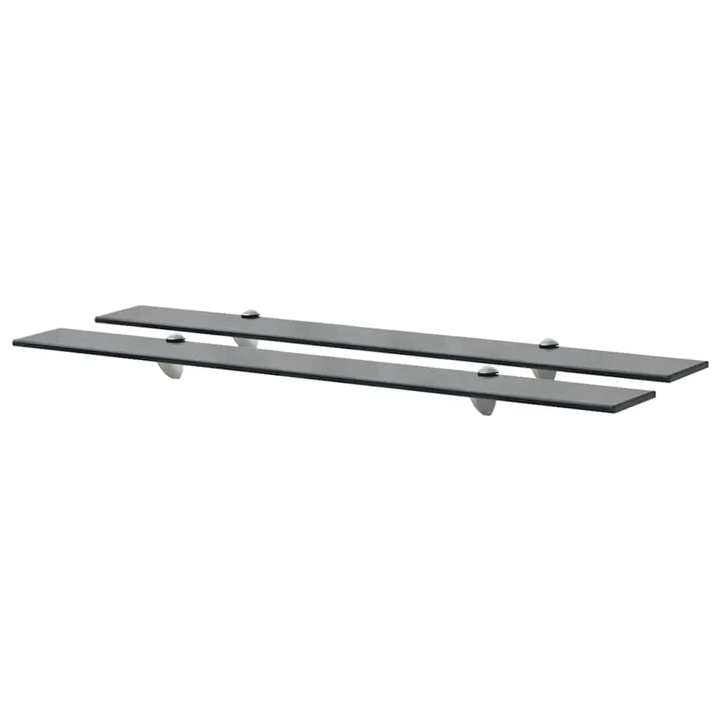 svævehylde 2 stk. 90 x 20 cm 8 mm glas