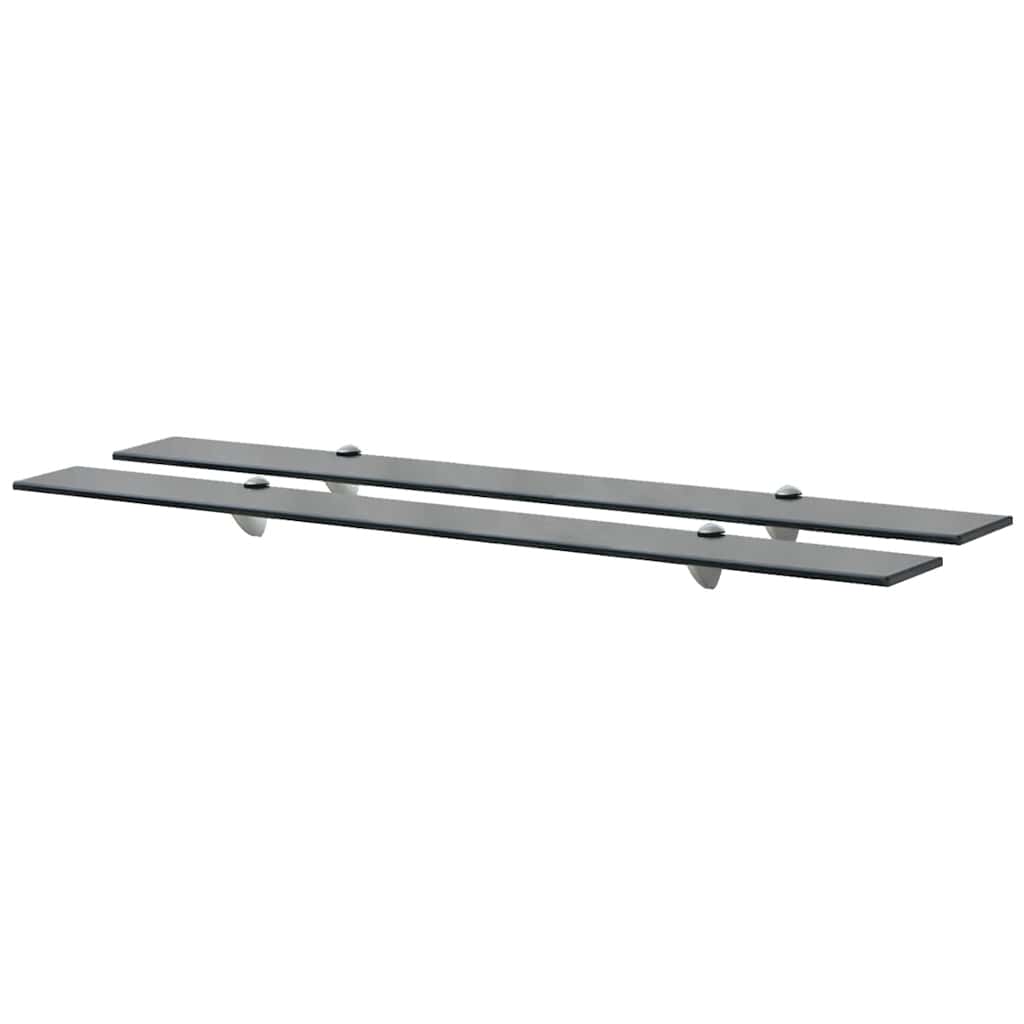 svævehylder 2 stk. 100 x 20 cm 8 mm glas