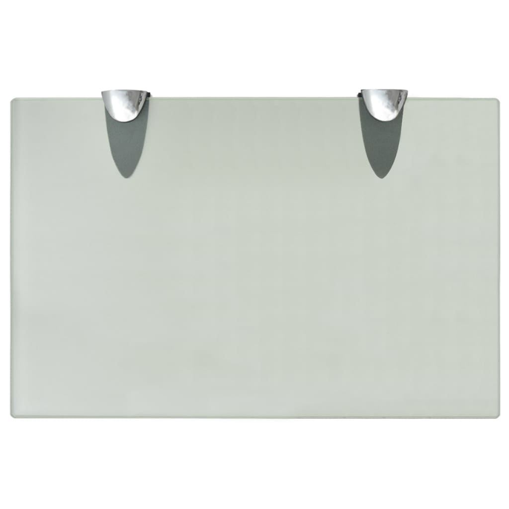 svævehylder 2 stk. 30 x 20 cm 8 mm glas