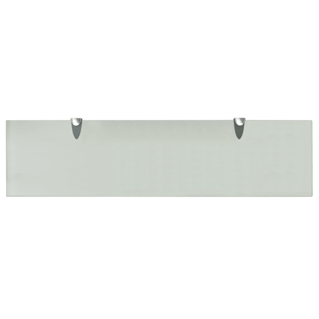 svævehylder 2 stk. 80 x 20 cm 8 mm glas