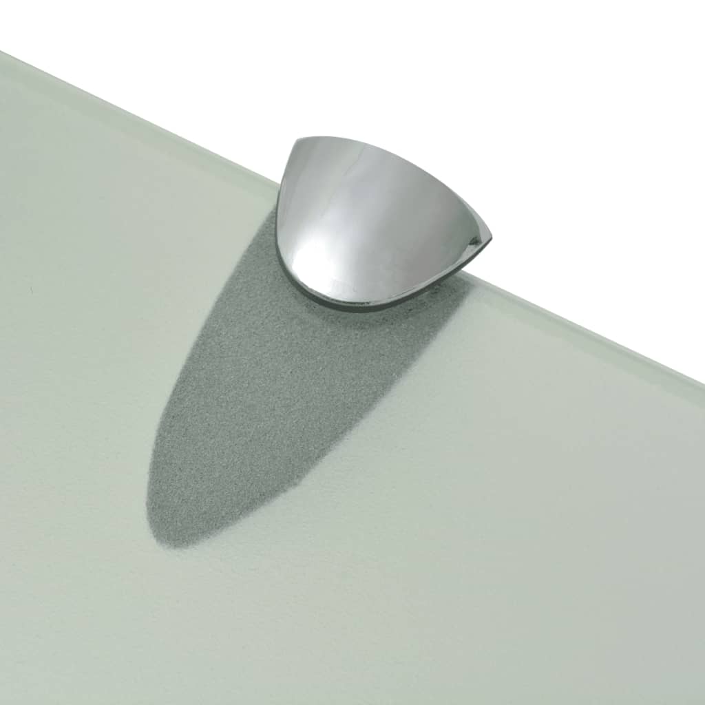 svævehylder 2 stk. 90 x 20 cm 8 mm glas