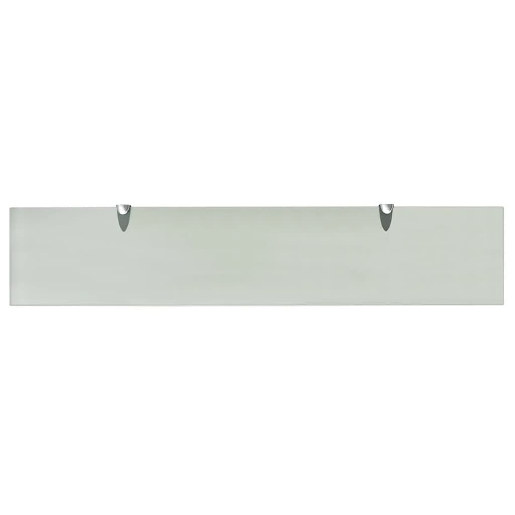svævehylder 2 stk. 100 x 20 cm 8 mm glas