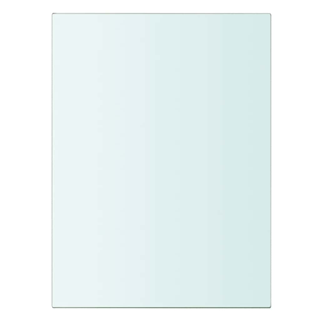 hylder 2 stk. glaspanel 20 x 15 cm klar
