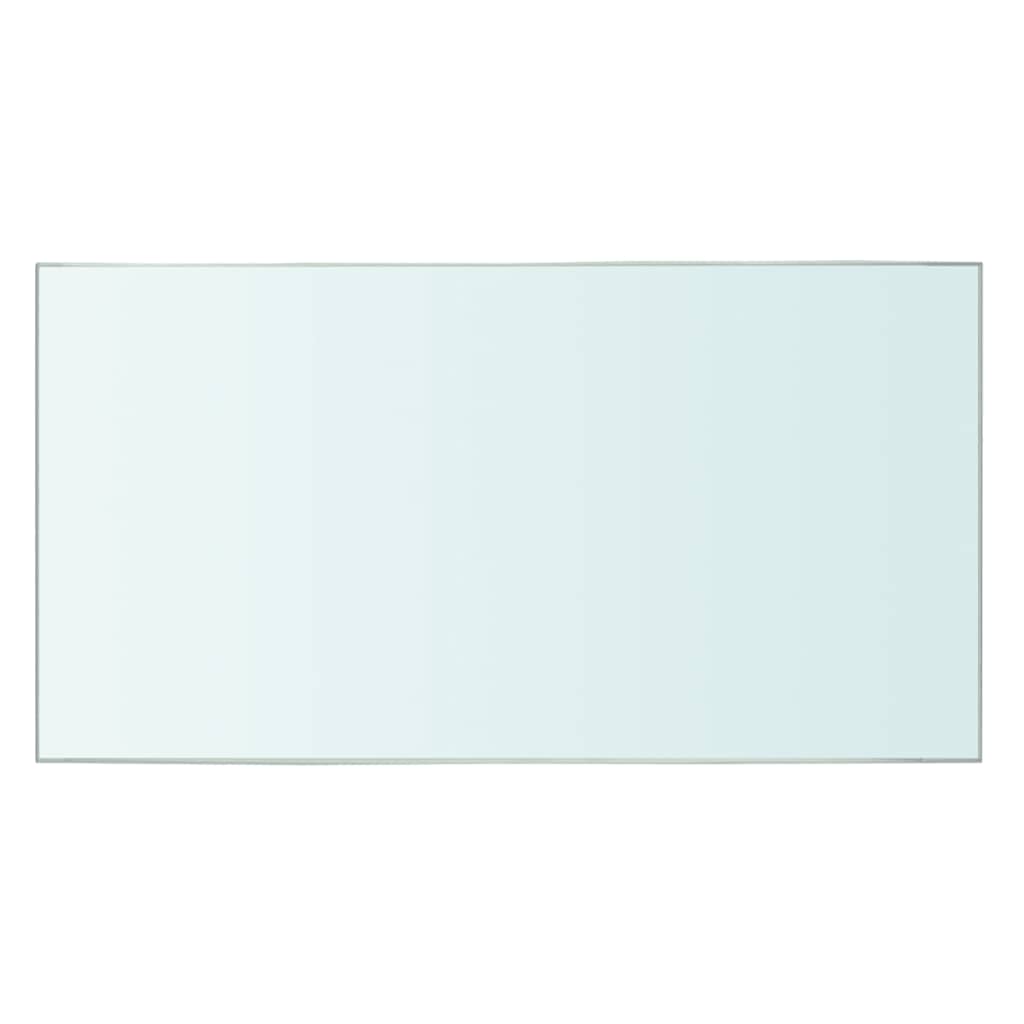 hylder 2 stk. glaspanel 20 x 30 cm klar