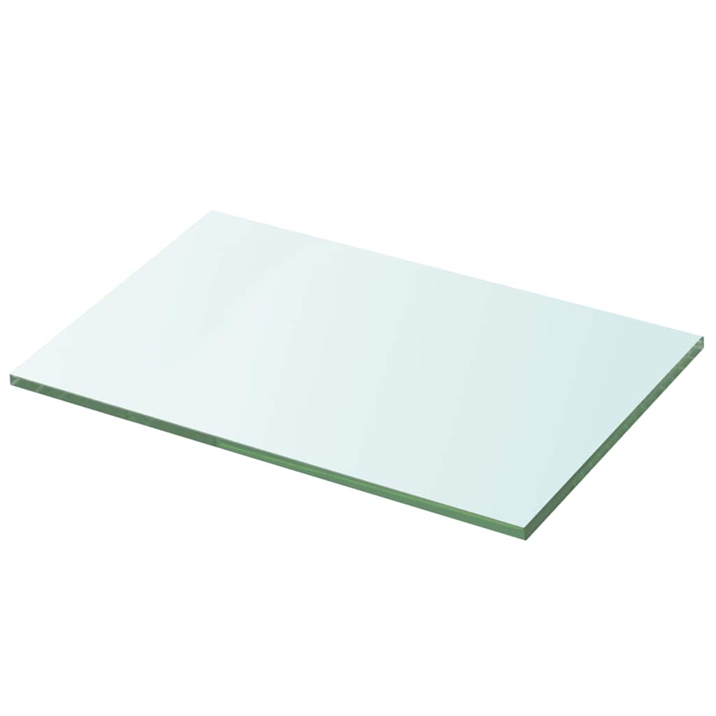 hylder 2 stk. glaspanel 30 x 15 cm klar
