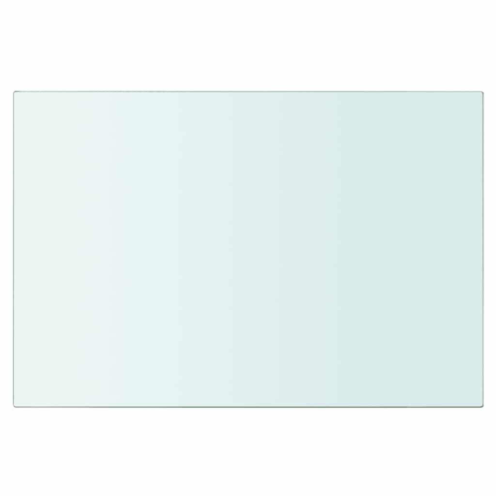 hylder 2 stk. glaspanel 30 x 15 cm klar