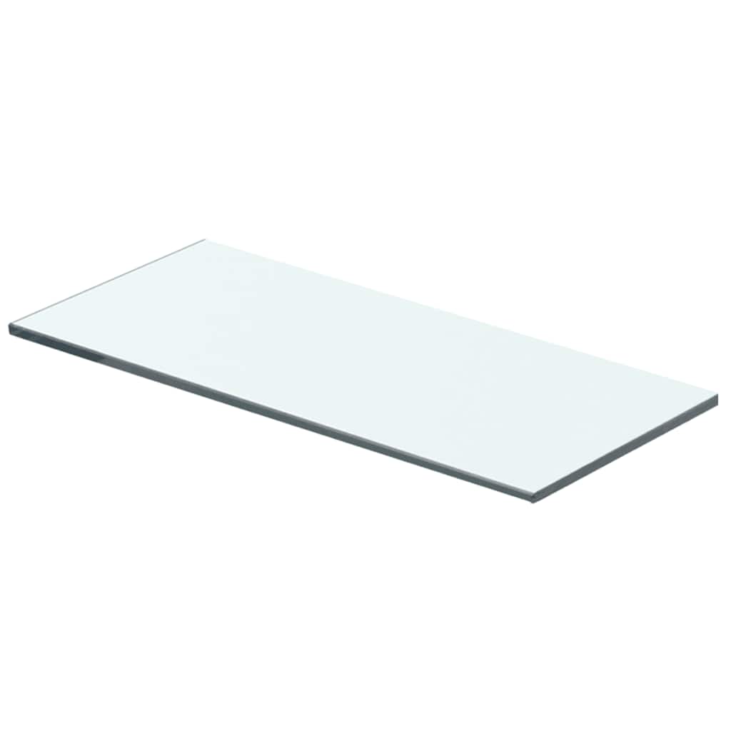 hylder 2 stk. glaspanel 40 x 12 cm klar