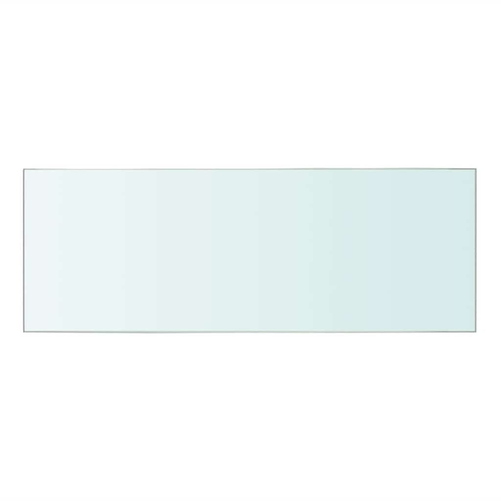 hylder 2 stk. glaspanel 40 x 12 cm klar