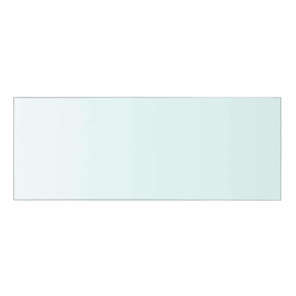 hylder 2 stk. glaspanel 40 x 15 cm klar