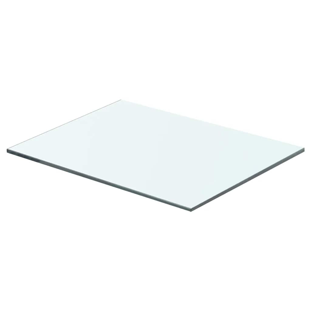 hylder 2 stk. glaspanel 40 x 25 cm klar