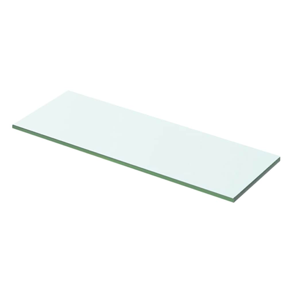 hylder 2 stk. glaspanel 50 x 12 cm klar