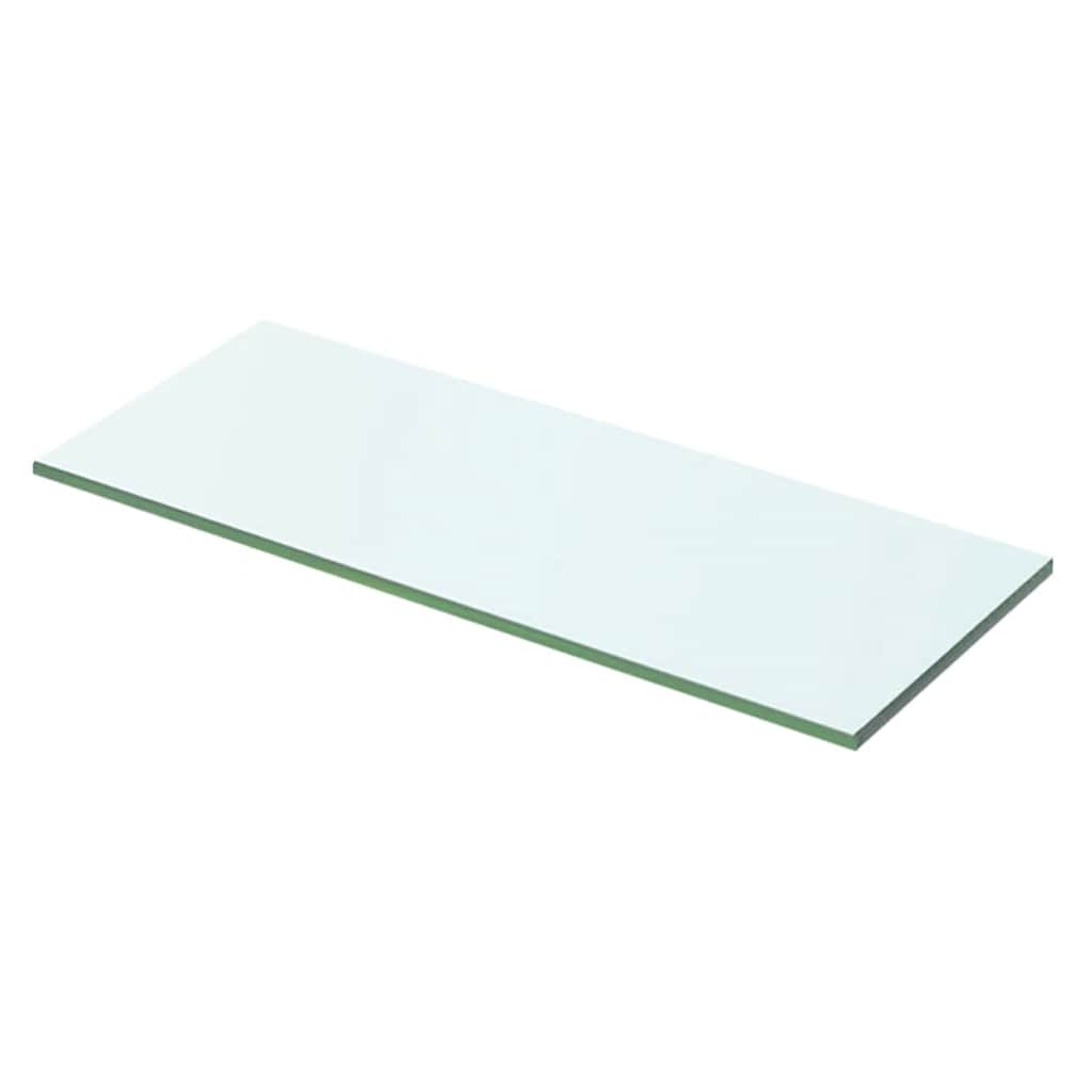 hylder 2 stk. glaspanel 50 x 15 cm klar