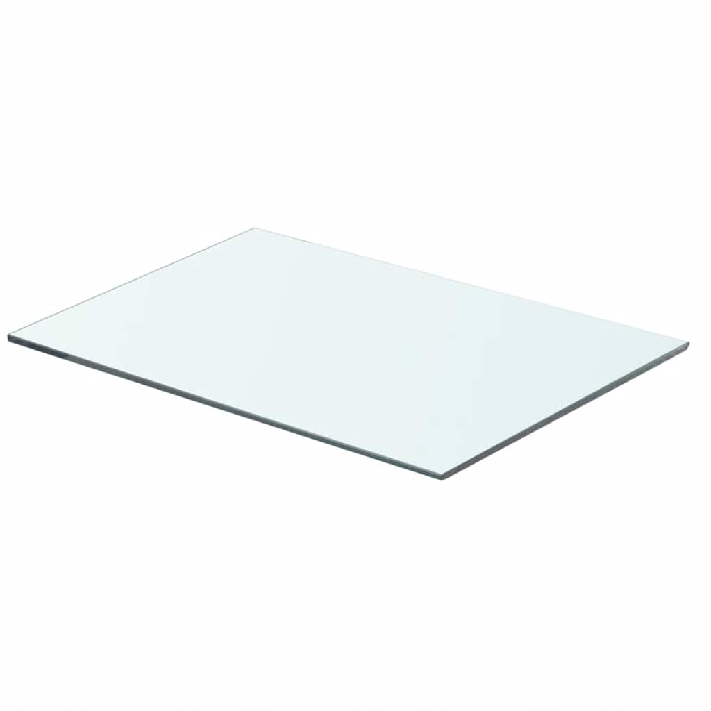 hylder 2 stk. glaspanel 50 x 30 cm klar