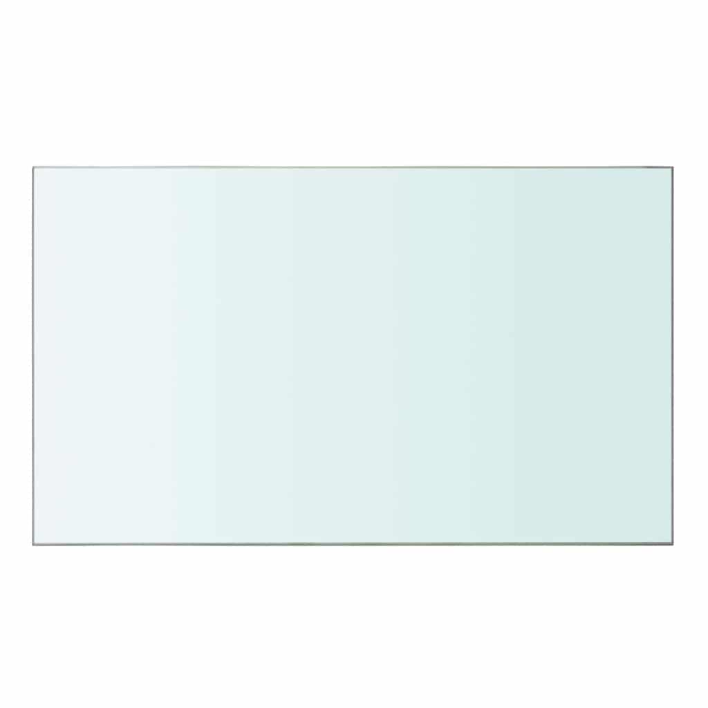 hylder 2 stk. glaspanel 50 x 30 cm klar