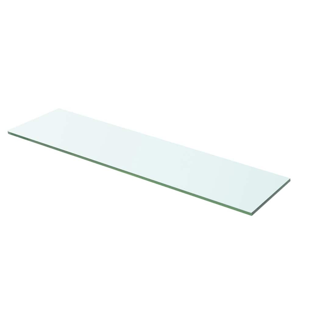 hylder 2 stk. glaspanel 60 x 12 cm klar