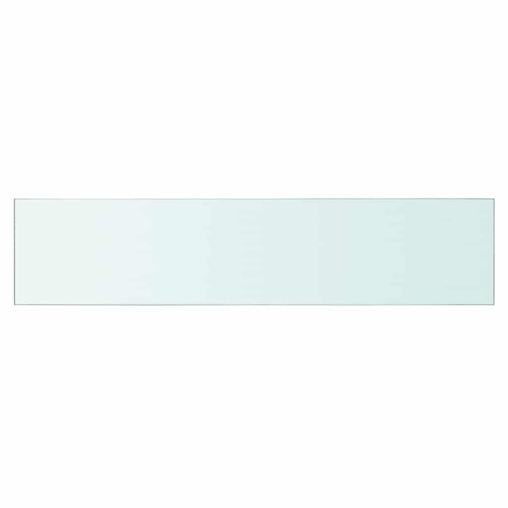 hylder 2 stk. glaspanel 60 x 12 cm klar