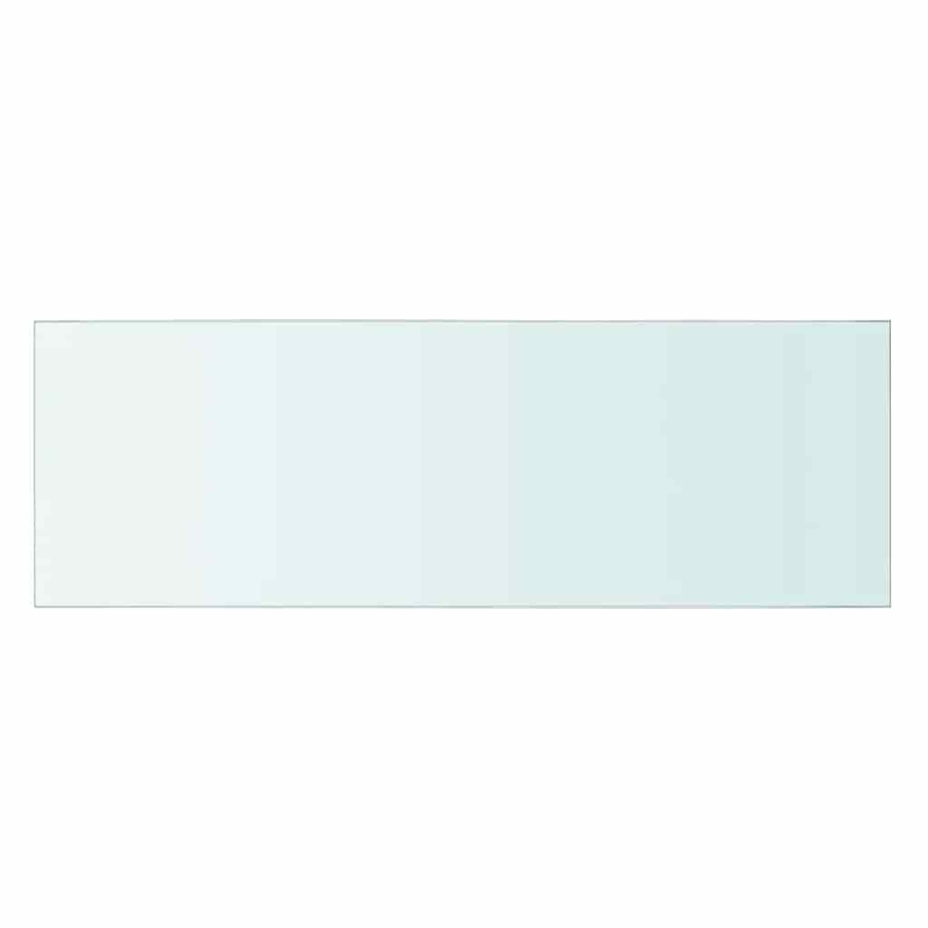 hylder 2 stk. glaspanel 60 x 20 cm klar
