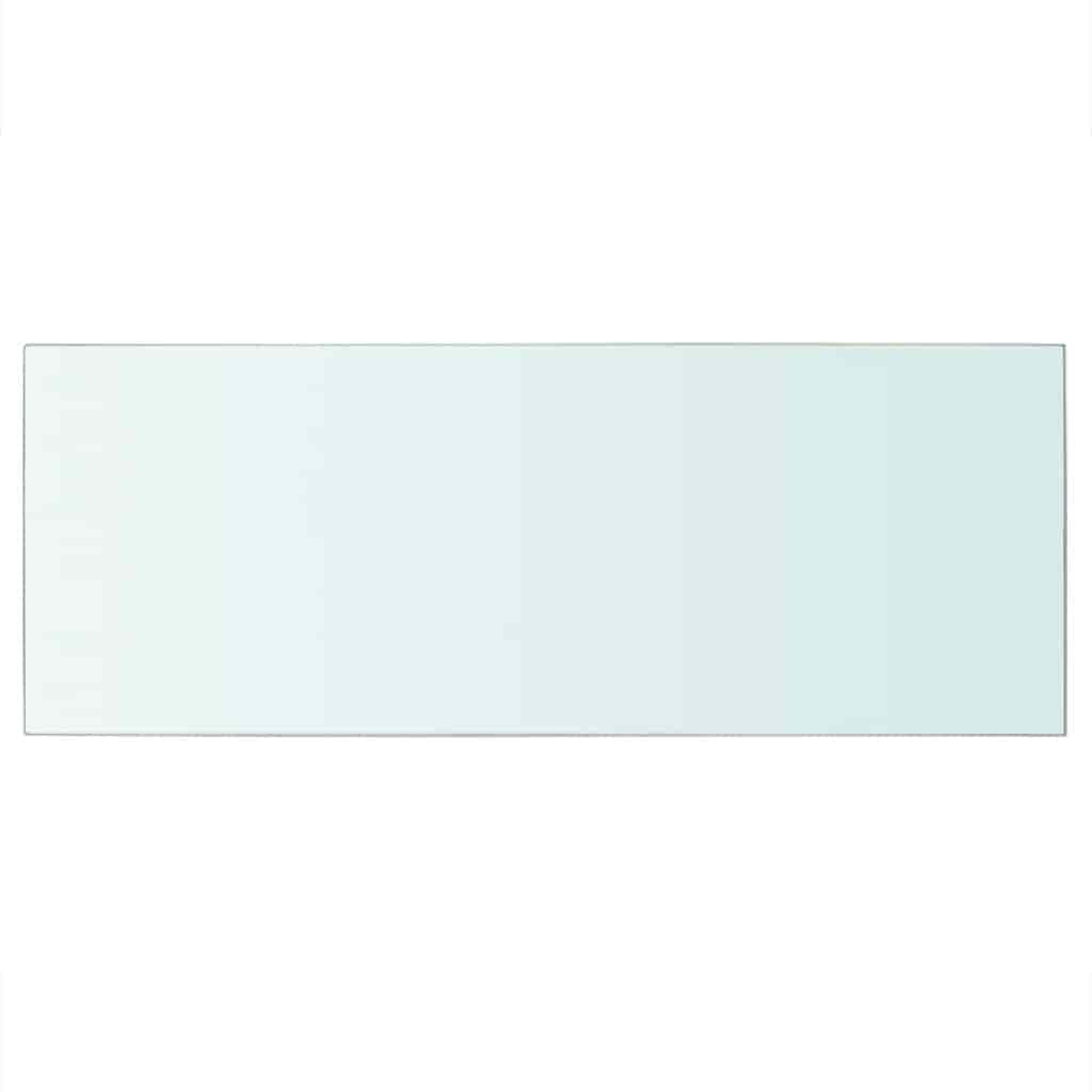hylder 2 stk. glaspanel 60 x 25 cm klar