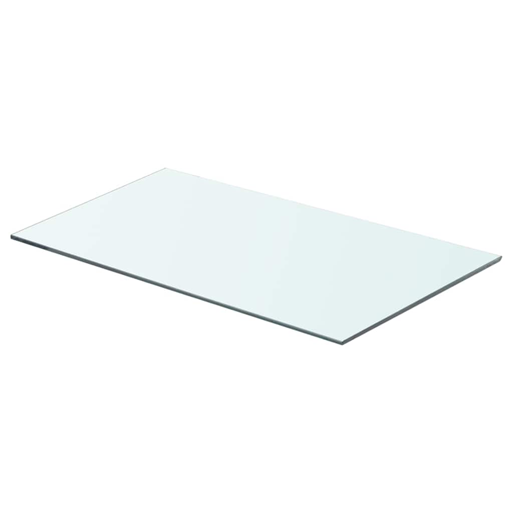 hylder 2 stk. glaspanel 60 x 30 cm klar