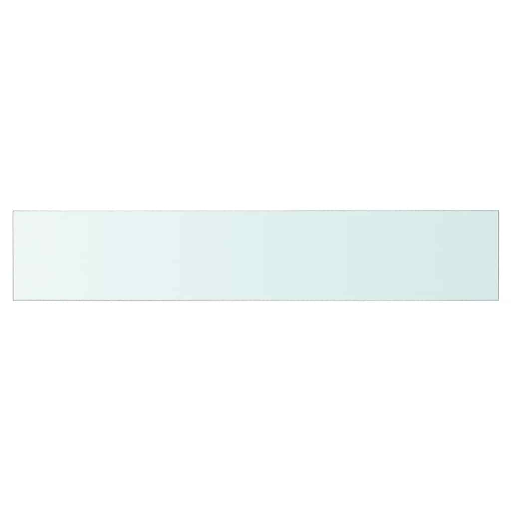 hylder 2 stk. glaspanel 70 x 12 cm klar