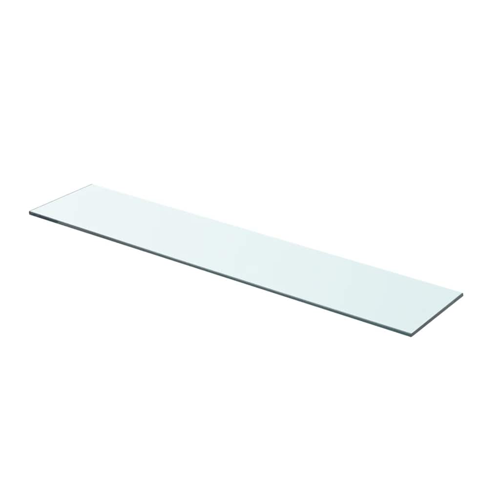 hylder 2 stk. glaspanel 70 x 15 cm klar