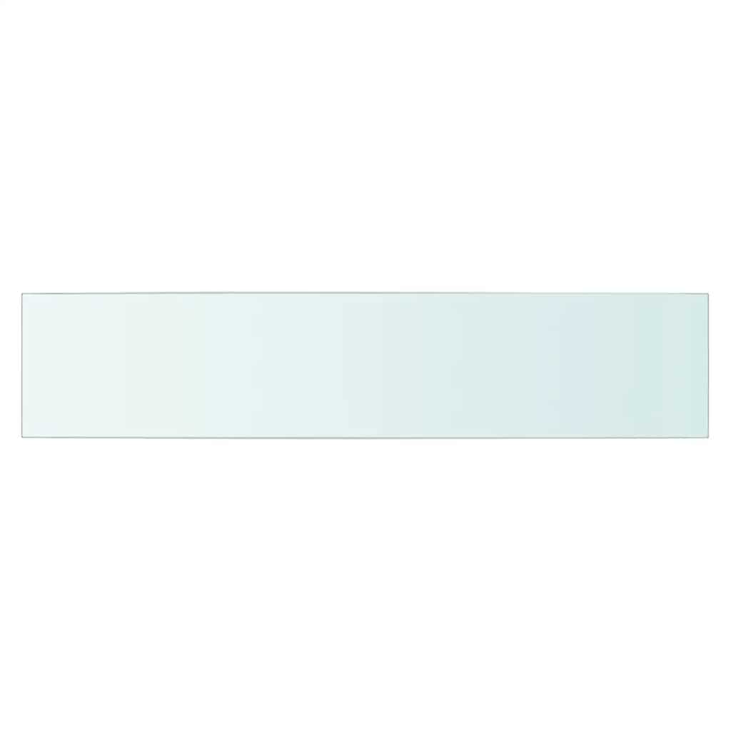 hylder 2 stk. glaspanel 70 x 15 cm klar