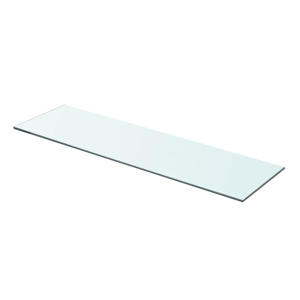 hylder 2 stk. glaspanel 70 x 20 cm klar
