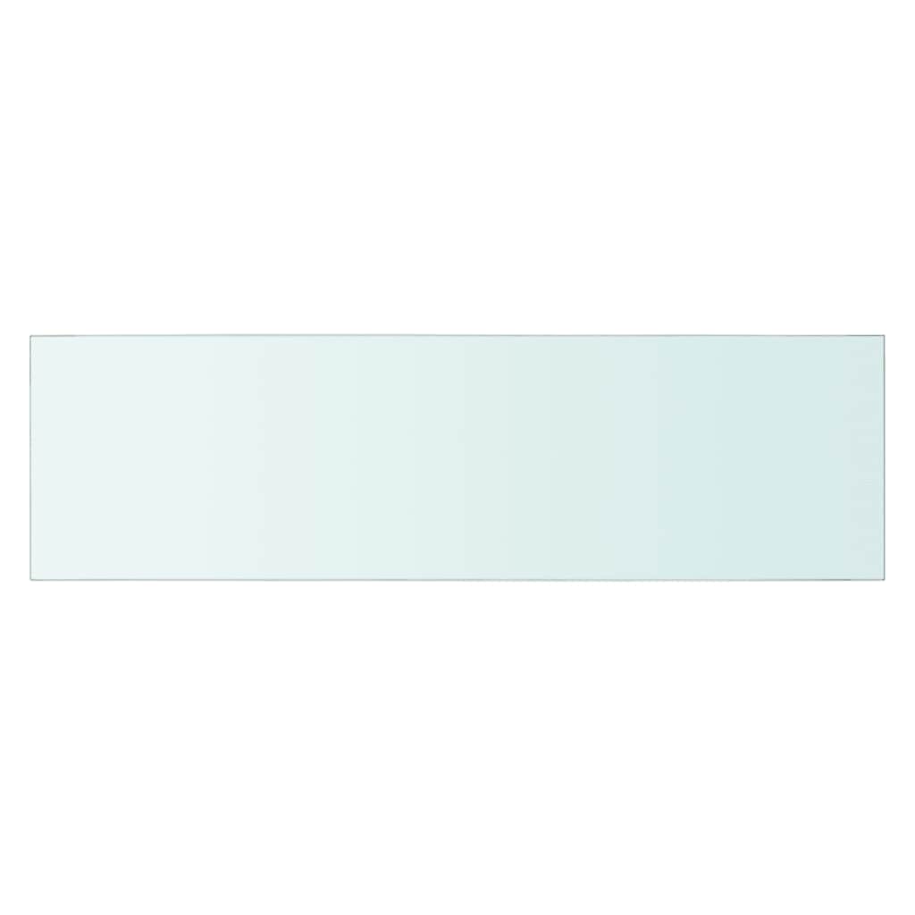 hylder 2 stk. glaspanel 70 x 20 cm klar