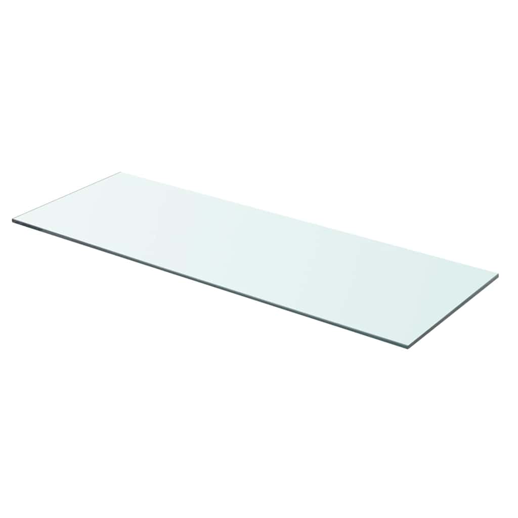 hylder 2 stk. glaspanel 70 x 25 cm klar