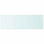 hylder 2 stk. glaspanel 70 x 25 cm klar