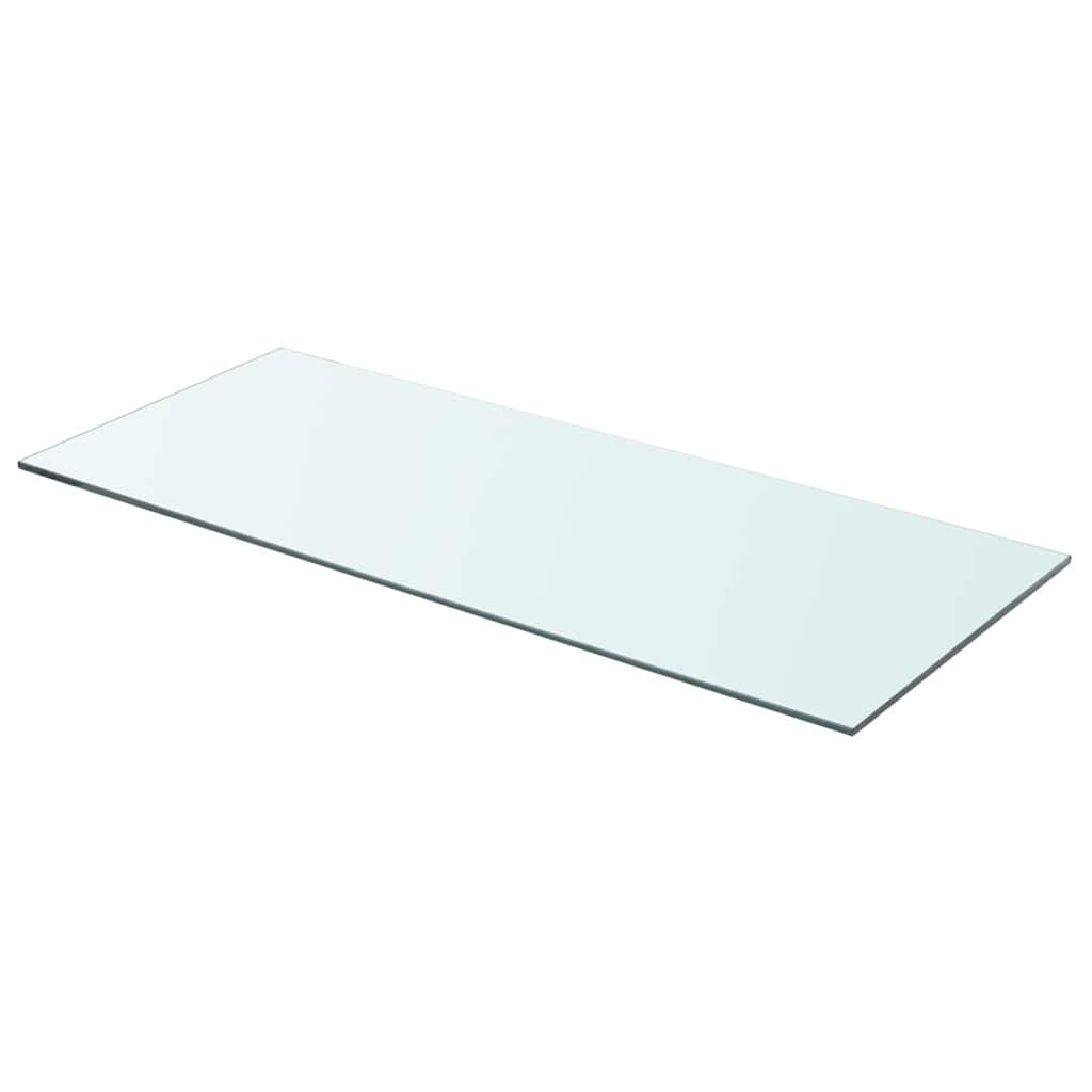 hylder 2 stk. glaspanel 70 x 30 cm klar